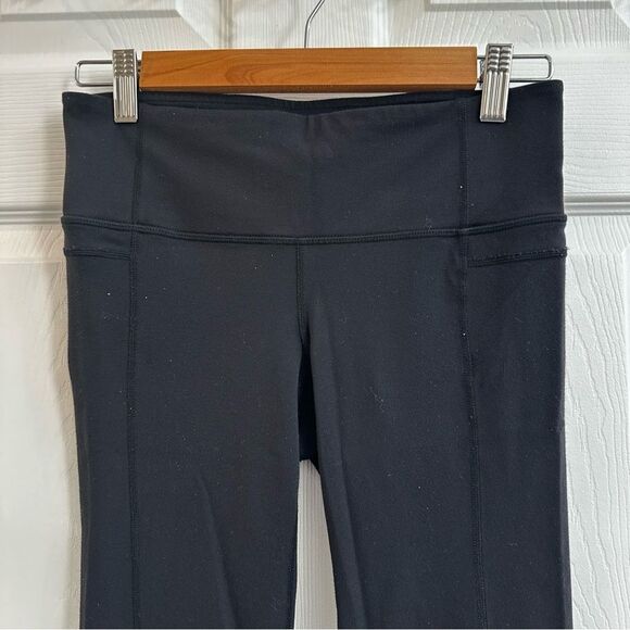 Athleta Womens Straight Up flare Athletic Pants 919179 size Small Black Gym - Picture 4 of 11